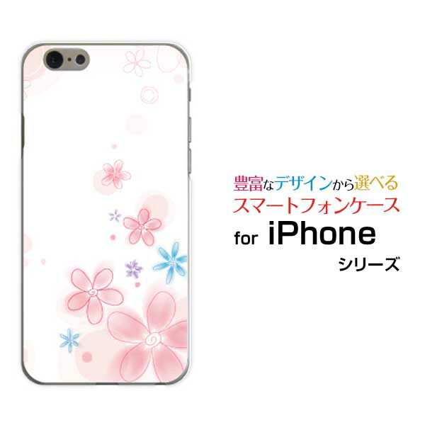 iPhone 6 Plus/6s PlusACtH VbNXvX/VbNXGXvXdocomo au SoftBankApple AbvIWi fUCX}z Jo[ P[X n[h TPU \tg P[XPastel Flower type004