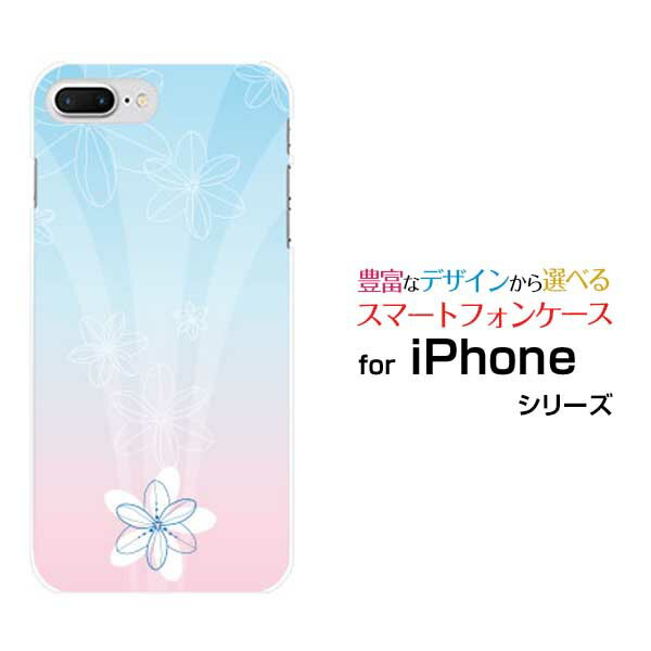iPhone 8 PlusACtH GCgvXdocomo au SoftBankApple Abv ՂIWi fUCX}z Jo[ P[X n[h TPU \tg P[XPastel Flower type005