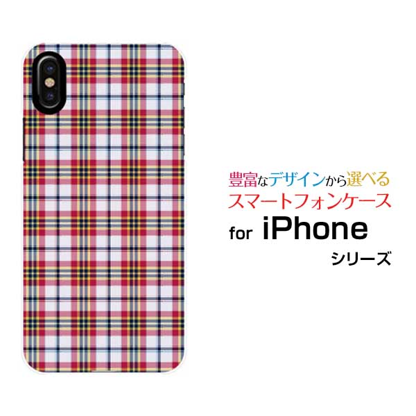 iPhone 17iPhone AiriPhone 17 ProiPhone 17 Pro MaxiPhone 16eiPhone 16/16 Plus/16 Pro/16 Pro Maxハードケース/TPUソフトケースチェック柄レッド×ネイビースマートフォン