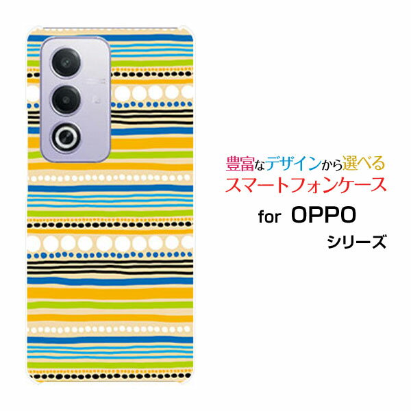 OPPO A3 5G オッポ エースリー ファイブジー楽天モバイル Y!mobile iijmioオリジナル デザインスマホ カバー ケース ハード TPU ソフト ケースしましま（オレンジ）