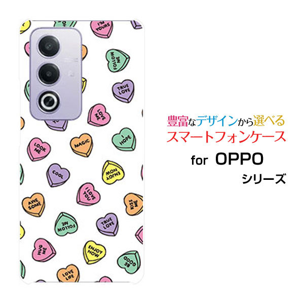 OPPO A3 5G オッポ エースリー ファイブジー楽天モバイル Y!mobile iijmioオリジナル デザインスマホ カバー ケース ハード TPU ソフト ケースLOVE HEART(ランダム)