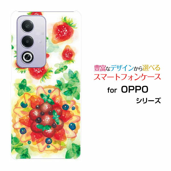 乐天商城 - OPPO A3 5G オッポ エースリー ファイブジー楽天モバイル Y!mobile iijmioオリジナル デザインスマホ カバー ケース ハード TPU ソフト ケースSweets time 苺