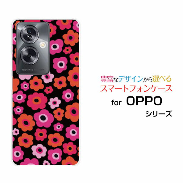 乐天商城 - OPPO A79 5G [A303OP]オッポ エーナナキュウ ファイブジーY!mobileオリジナル デザインスマホ カバー ケース ハード TPU ソフト ケースフラワーギフト(ピンク×赤×オレンジ)
