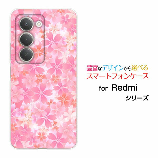 乐天商城 - Redmi 15 5G [A501XM]SoftBankスマホケース カバー ハード ソフト ケースSakura type001
