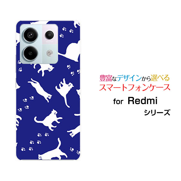 乐天商城 - Redmi Note 13 Pro 5G レッドミー ノート サーティーン プロ ファイブジー[XIG05]au UQ mobileオリジナル デザインスマホ カバー ケース ハード TPU ソフト ケースキャットウォーク（ブルー）