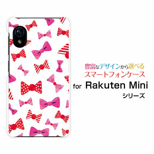 乐天商城 - Rakuten Mini [Rakuten] UN-LIMIT対応ラクテン ミニRakuten Mobile 楽天モバイルオリジナル デザインスマホ カバー ケース ハード TPU ソフト ケースピンクリボン
