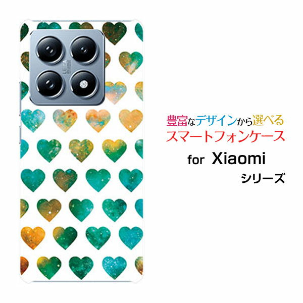 Rakuten - Xiaomi 14T Pro シャオミ フォーティーンティー プロSoftBankオリジナル デザインスマホ カバー ケース ハード TPU ソフト ケース宇宙ハート（ホワイト）