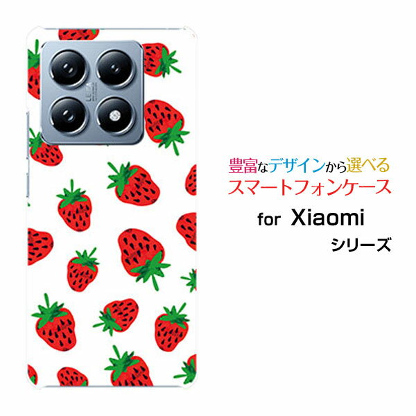 乐天商城 - Xiaomi 14T シャオミ フォーティーンティー[XIG06]auオリジナル デザインスマホ カバー ケース ハード TPU ソフト ケースイチゴ