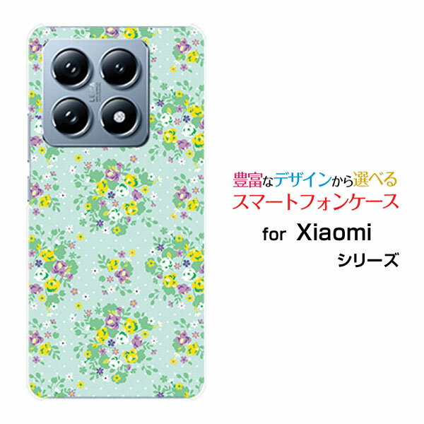乐天商城 - Xiaomi 14T [XIG06]シャオミ フォーティーンティーauスマホ カバー ケース ハード TPU ソフト ケース小花柄