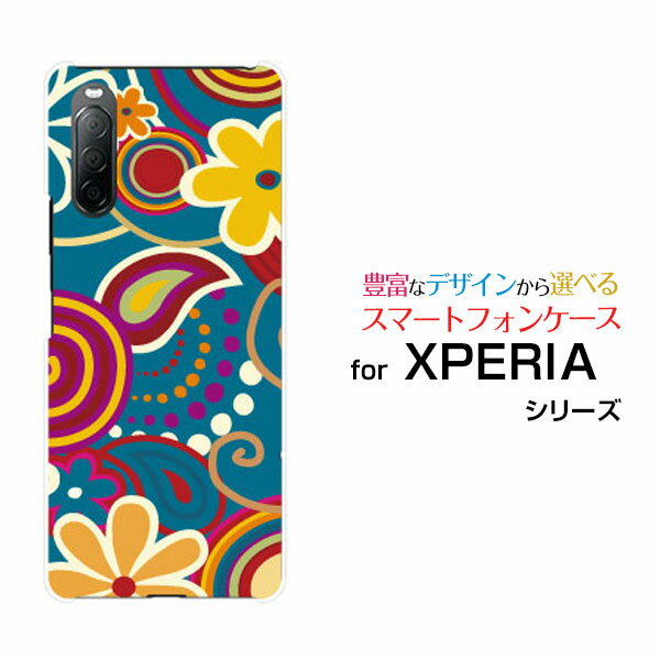 XPERIA 10 II [SO-41A SOV43 Y!mobile]エクスペリア テン マークツードコモ エーユー ワイモバイルオリジナル デザインスマホ カバー ケース ハード TPU ソフト ケース春模様(アート)