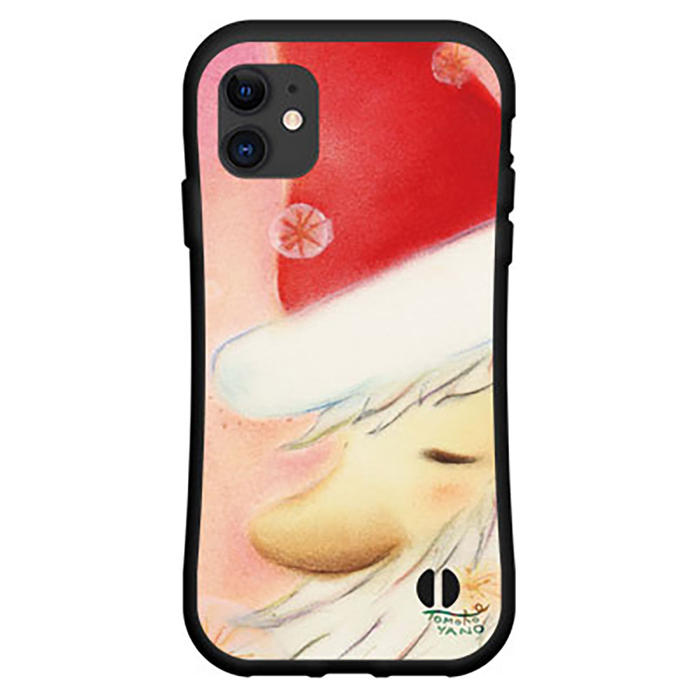 落としても割れにくい驚きの衝撃吸収力豊富なオリジナルデザイン耐衝撃 ハイブリッドケースiPhone 12 miniアイフォン トゥエルブ ミニdocomo au SoftBankメルヘンサンタサンタクローズ