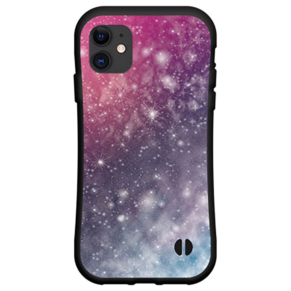 落としても割れにくい驚きの衝撃吸収力豊富なオリジナルデザイン耐衝撃 ハイブリッドケースiPhone 13 Pro Maxアイフォン サーティーン プロ マックスdocomo au SoftBank宇宙柄カラフル