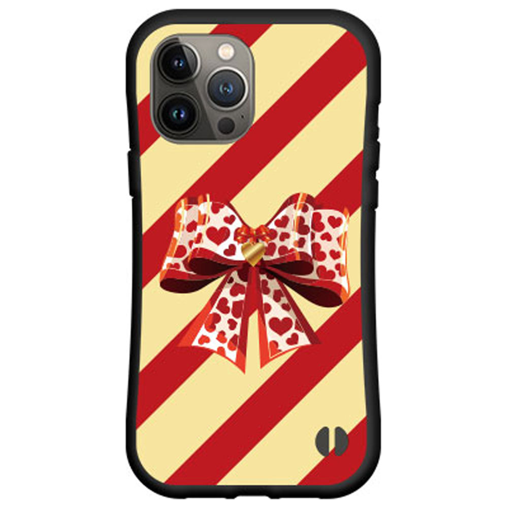 Rakuten - 落としても割れにくい驚きの衝撃吸収力豊富なオリジナルデザイン耐衝撃 ハイブリッドケースiPhone 14 Pro Maxアイフォン フォーティーン プロ マックスdocomo au SoftBankボーダーリボン