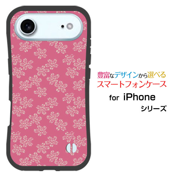 乐天商城 - スマホケース 耐衝撃 ハイブリッドケースiPhone Airdocomo au SoftBank 楽天モバイルハード ソフト ケース和柄 桜 ピンク