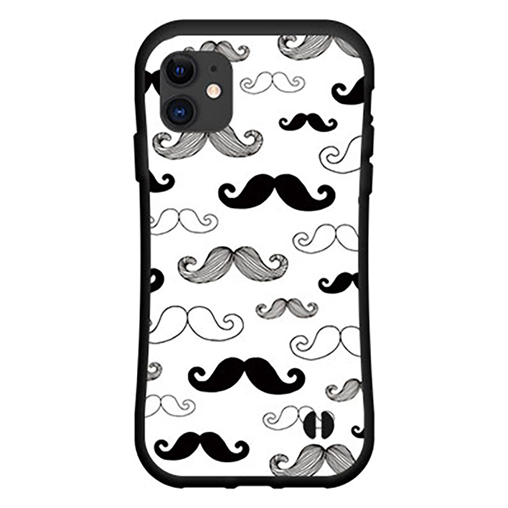 落としても割れにくい驚きの衝撃吸収力豊富なオリジナルデザイン耐衝撃 ハイブリッドケースiPhone 11 Proアイフォン イレブン プロdocomo au SoftBankヒゲだらけ