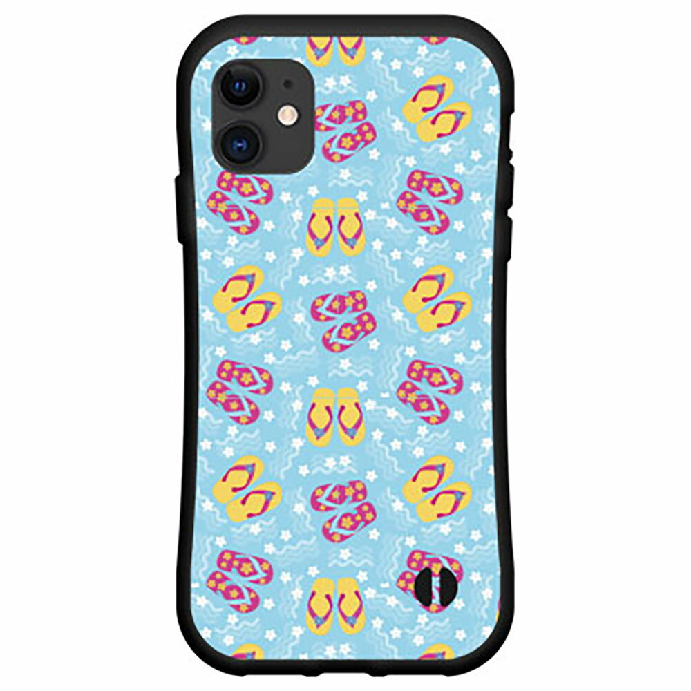 落としても割れにくい驚きの衝撃吸収力豊富なオリジナルデザイン耐衝撃 ハイブリッドケースiPhone 11 Proアイフォン イレブン プロdocomo au SoftBankビーチサンダル