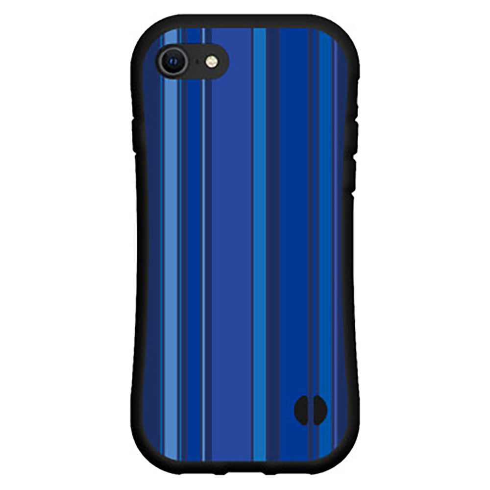 乐天商城 - 落としても割れにくい驚きの衝撃吸収力豊富なオリジナルデザイン耐衝撃 ハイブリッドケースiPhone SE (第3世代)アイフォン エスイー 2022 SE3docomo au SoftBank 楽天モバイルBlue border(ブルーボーダー) type007