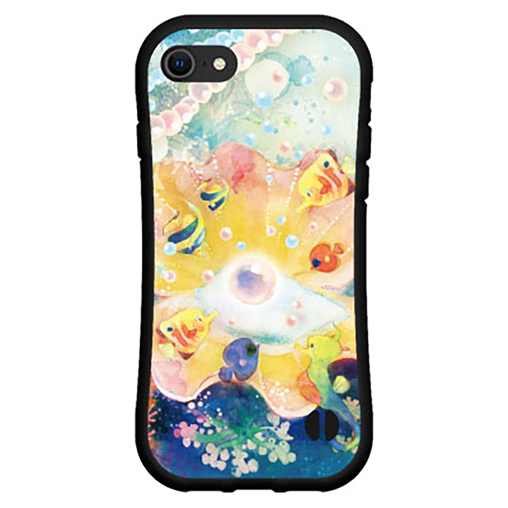 Rakuten - 落としても割れにくい驚きの衝撃吸収力豊富なオリジナルデザイン耐衝撃 ハイブリッドケースiPhone SE (第2世代)アイフォン エスイー 2020 SE2docomo au SoftBank海のたからもの