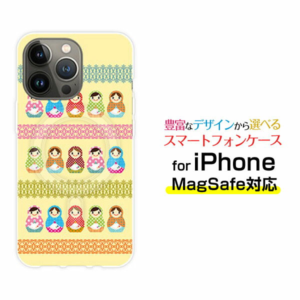 Rakuten - MagSafe対応 スマホケースiPhone 14 14Plus 14Pro 14ProMax 13 13Pro 13miniマグセーフ対応 オリジナルデザイン ケース カバーマトリョーシカ＆レース