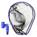 タモ網 Lサイズ & タモジョイント(エボジョイント3) 2点セット ブルー (landingset-180-bl)|Gokuspe ゴクスペ ランディングネッ...