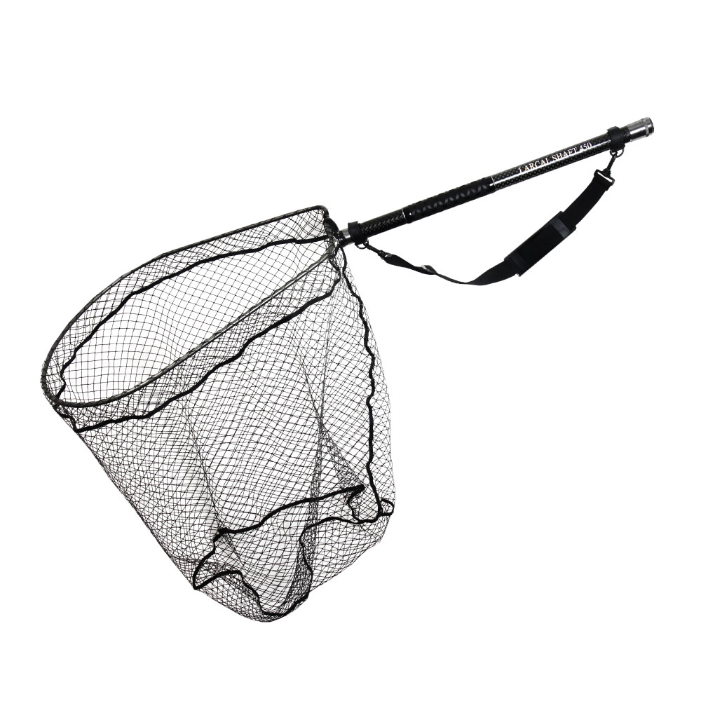 おり釣具 カーボン玉の柄 ラーカルシャフト 4.5M ランディングネット サイズL 2点セット (netset-031)|オカッパリ ランディング ポール ロン...