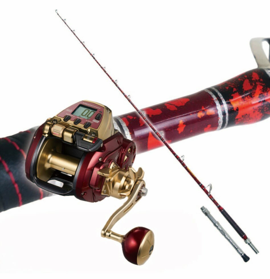 ゴクスペ深海セット GrandEvo ディープシー 240-500 スプラッシュレッド＆ダイワ 24 シーボーグ G800MJ..