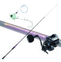 テンヤ付きセット ゴクスペ ゴクエボリューションテンヤタチウオ 180-MH82&&テイルウォーク ヴィレイヤー DG 100HG-PH/R 右巻き&メジャークラフト TADF-テンヤ GS40号(ori-funeset643)|船 船釣 釣り 船小物 カウンター付きリール タチウオ テンヤ テンヤタチウオ 船タチ(4)