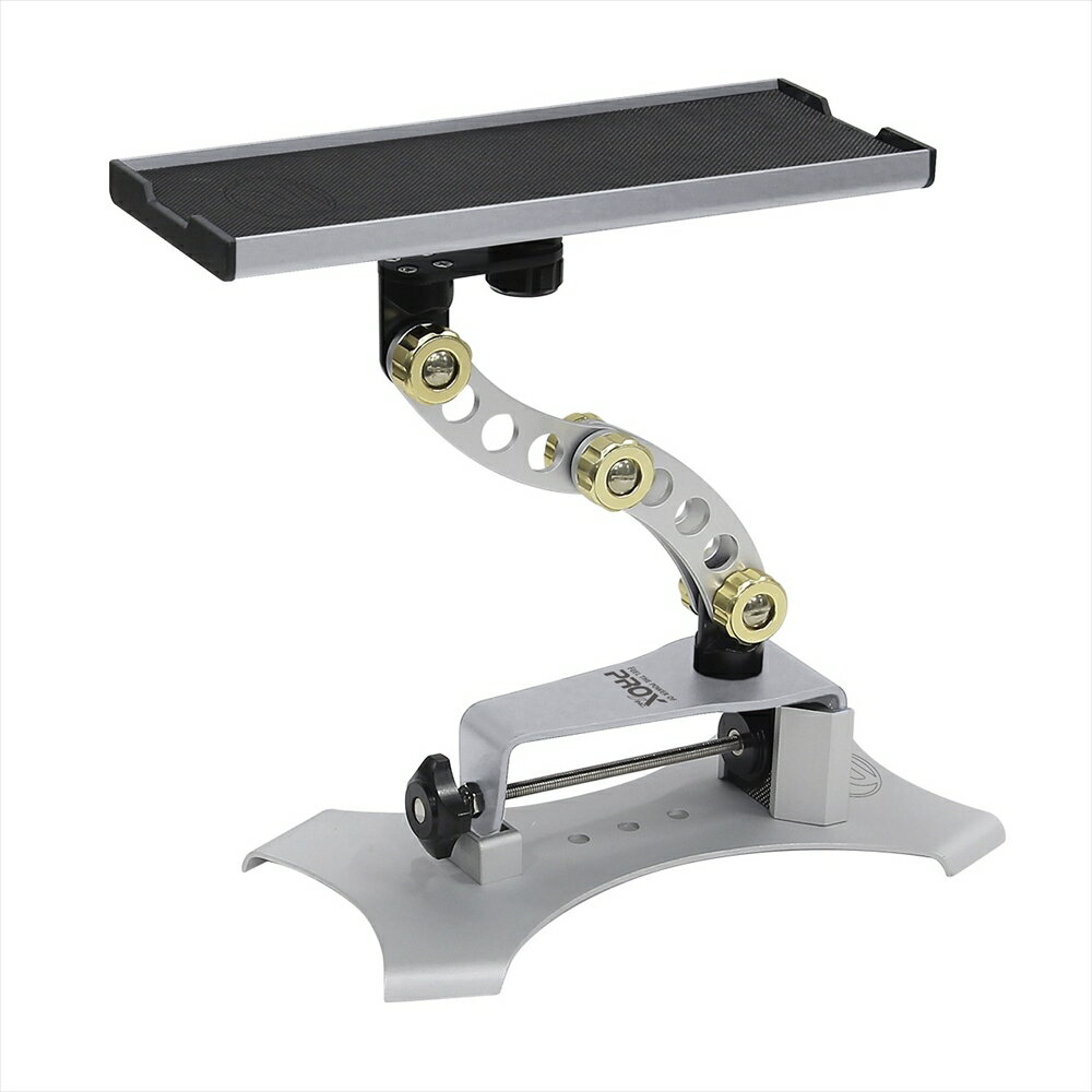 プロックス 攻棚ワカサギマルチアクションテーブル万力/スタンド合体版 シルバー(prox-225248)｜わかさ..