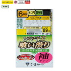 【30Cpost】がまかつ W-254 ワカサギ王 喰い渋り 6本仕掛 袖タイプ 針1号(gama-662634)｜わかさぎ ワカサギ 公魚 仕掛 針 ハリ はり 餌 山中湖 ドーム 入鹿池 桧原湖 野尻湖 岩洞湖 川 湖 池 淡水 釣り 釣具 わかさぎ仕掛 ワカサギ仕掛 釣針