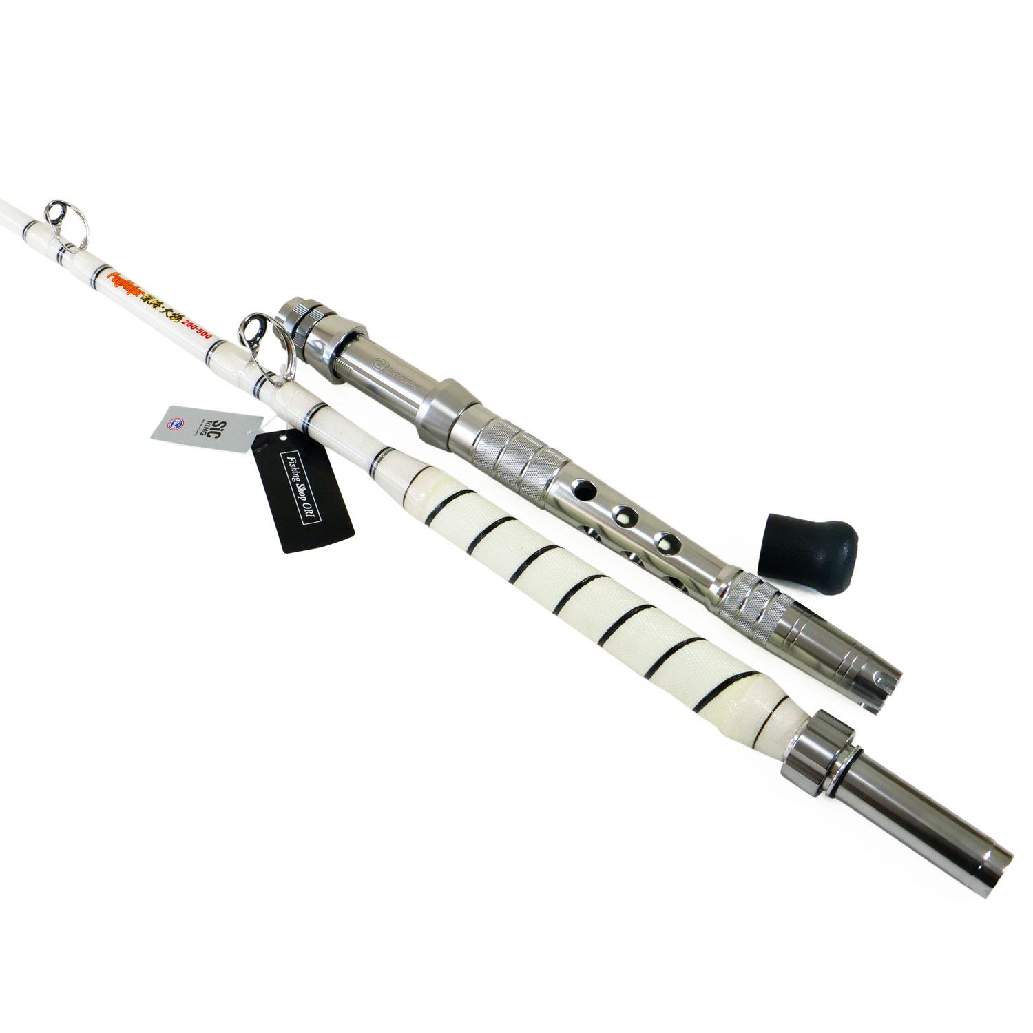 おり釣具 グラスソリッド総糸巻船竿 パグマイヨ 深海大物 200-500号 アルミバットジョイント(ori-785228)｜竿 釣り竿 大物 大物竿 大型底物 マグロ イシナギ アブラボウズ 総糸巻 アルミバット 大型魚 おり釣具