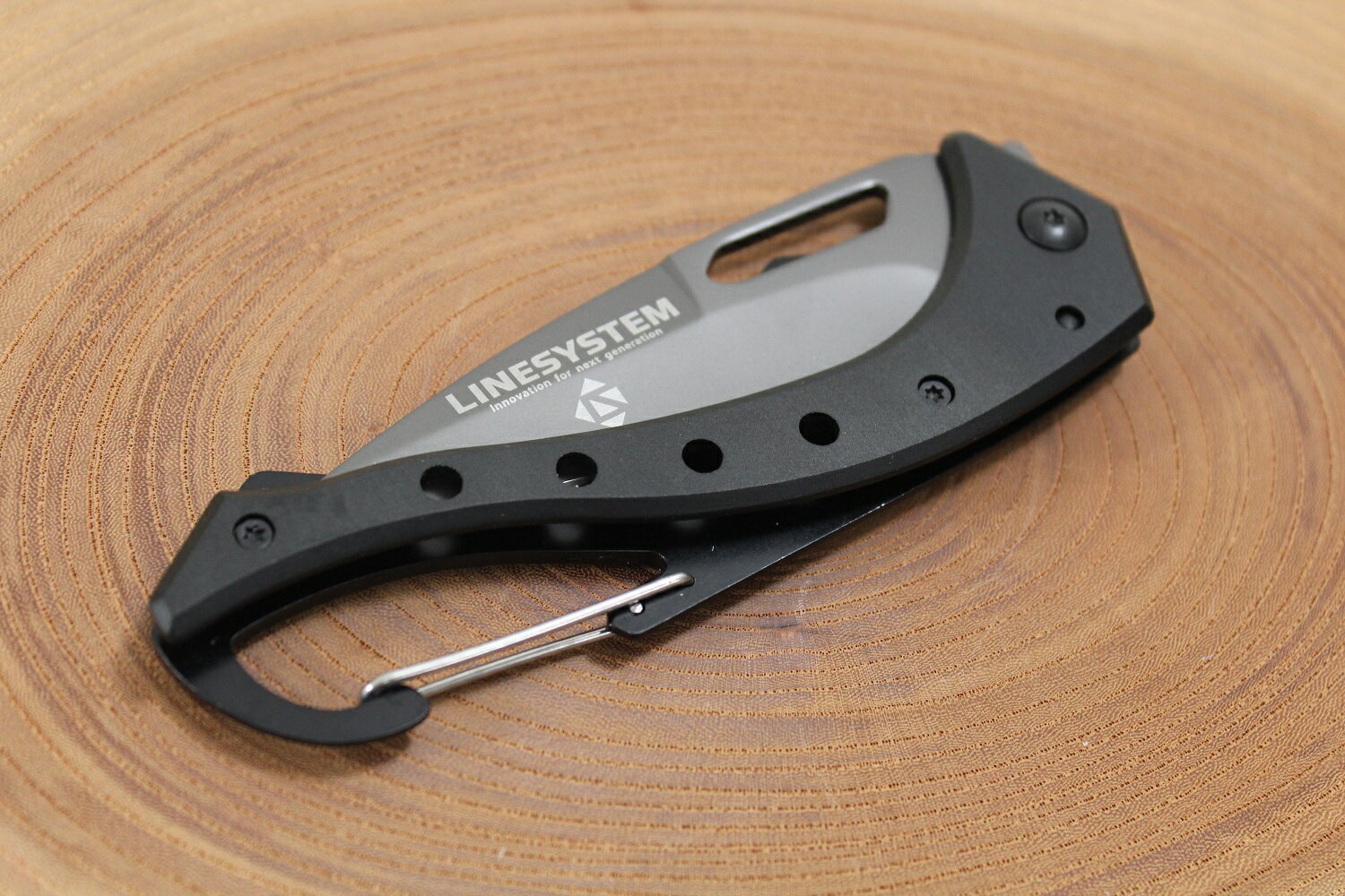 【Cpost】ラインシステム LSタフ＆シャープナイフ ブラック (line-012758)通販格安セール情報　楽天　通販