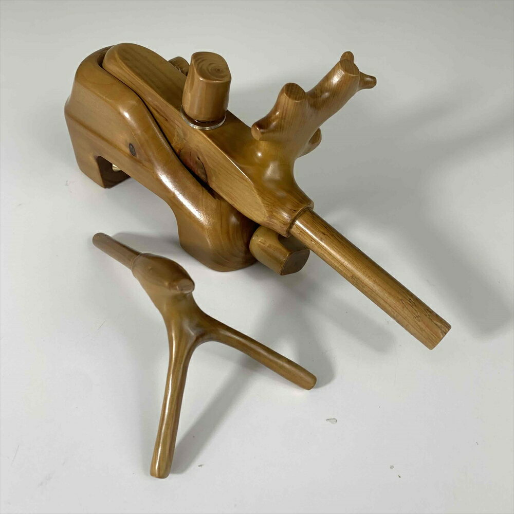 ダイシン 一点物 へら 万力 岐山 大砲万力 左 大(daishin-orig0215)｜天然 万力 創作 オリジナル 一点..