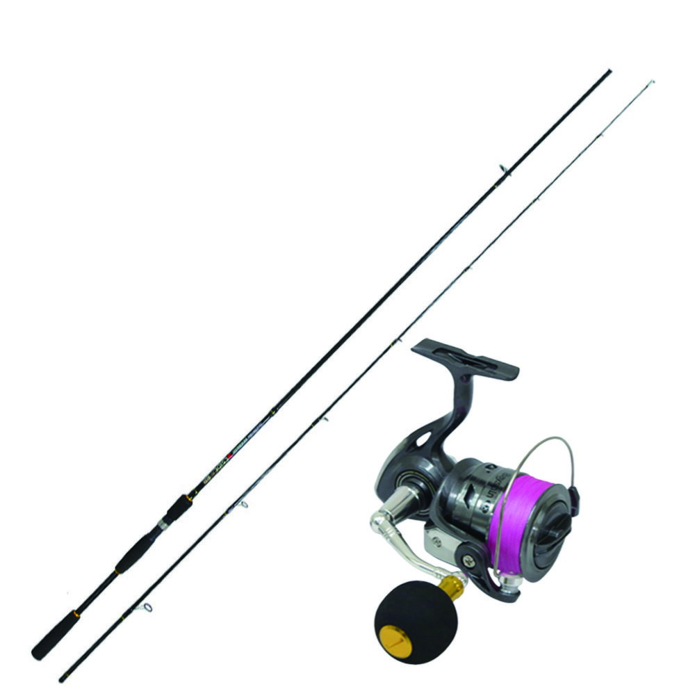 Rakuten - シーバスセット DESIDE SP10F＆Bayspin ZX 5000( seabassset-044)｜ベイシック シーハ゛スロット゛DESIDE SP 10F Bayspin ZX 5000 PE1.5号200m付 シーバス ロッド ショアゲーム ライトショアゲーム 青物 防波堤 港湾 ベイエリア