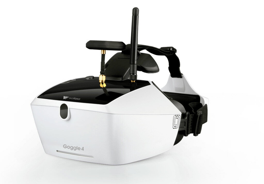 ワルケラ ゴーグル4 FPV メガネ 5インチ 5.8Ghz 40CH ダブルアンテナ バッテリー内蔵 (goggle4) ｜ ラジコン ドローン walkera