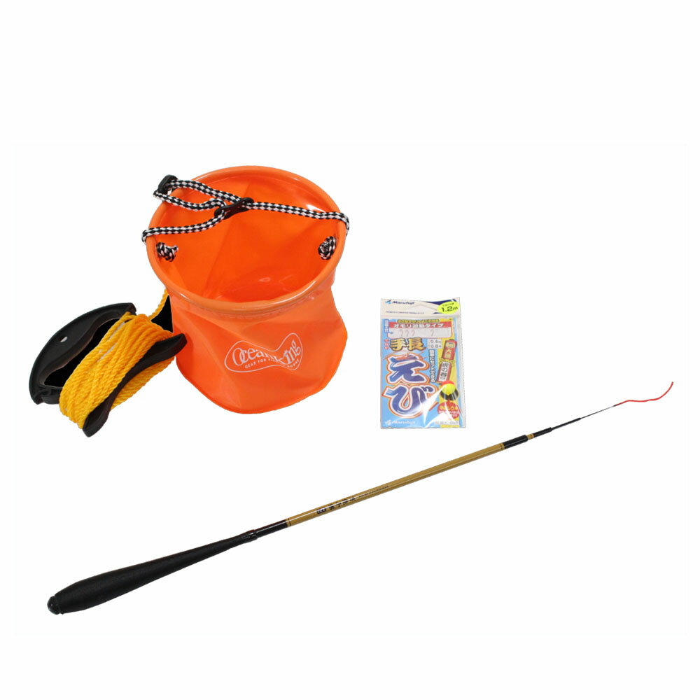 お手軽手長エビセット1.2m (ebiset-01)｜手長エビ 池 川 釣り 釣具 おり釣具のサムネイル