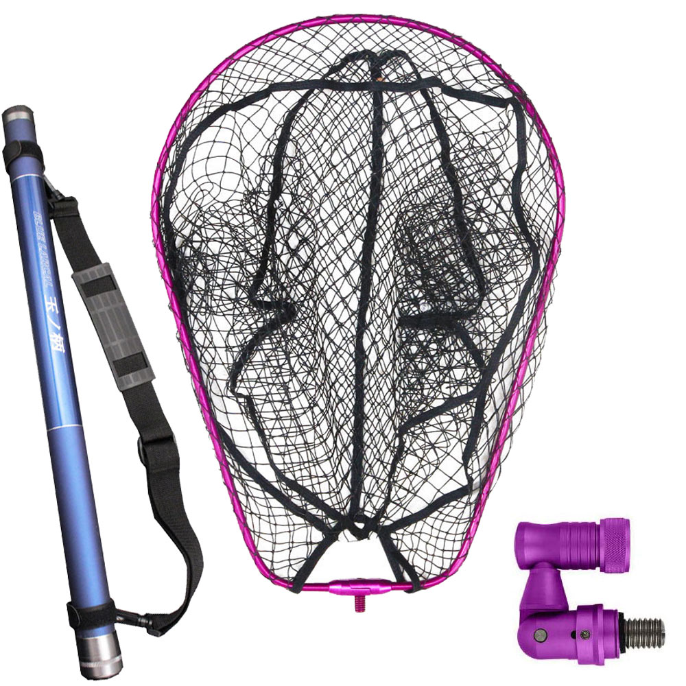 小継玉の柄 BLUE LARCAL400 ランディングネットL 3点セット (landingset-002)|玉の柄 タモ網 アミ 磯玉 ランディング シャフト...