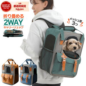 ＼2H限定半額クーポン事前配布／ペットキャリー リュック ペットキャリーバッグ 猫 小型犬 折りたたみ おしゃれ かわいい ペットキャリーケース 猫キャリーバック 犬キャリーバッグ ペット用品 折り畳み メッシュ トリミング ドライブ 防災 病院