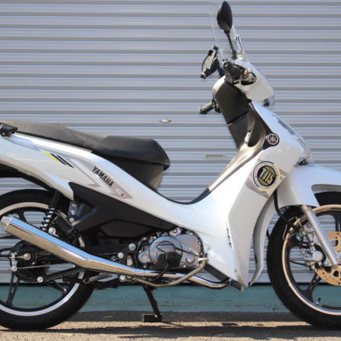 ヤマハ　T115 インジェクションモデル用 エキゾーストマフラー QUIET　クロムメッキ　ORM製 クワイエット YAMAHA カスタム