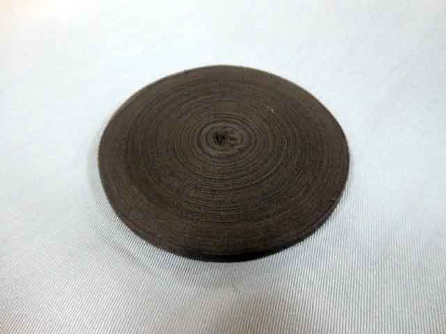 薄手の綿テープ 琥珀テープ(4.5mm巾 黒)