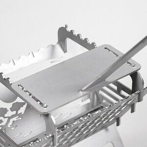 和柄焚火台 専用ミニ鉄板&ハンドルセット キャンプ ソロキャンプ ソロ アウトドア 小型 簡単組み立て 持ち運び ステンレス 島ノ技巧 メール便配送通販格安セール情報 楽天 通販