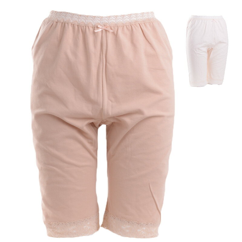 3分丈パンティー 日本製 ショーツ レース付 快適 リラックス