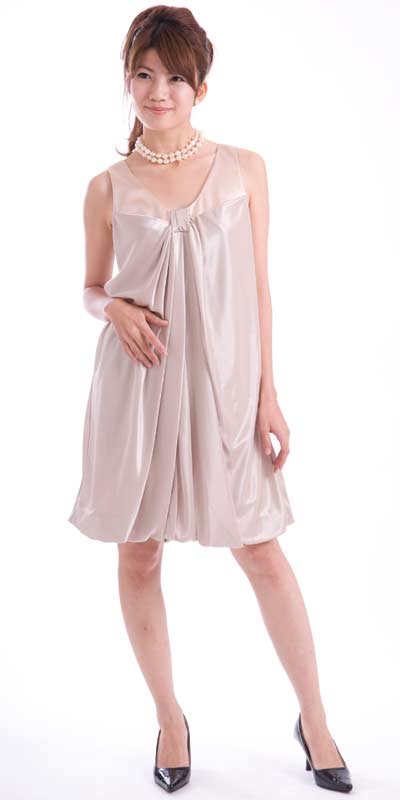 パーティードレス【バルーンプリーツタンクトップ】結婚式 2次会 披露宴 フォーマル お呼ばれ ゲストドレス 演奏会 発表会 謝恩会 卒業式9号 M