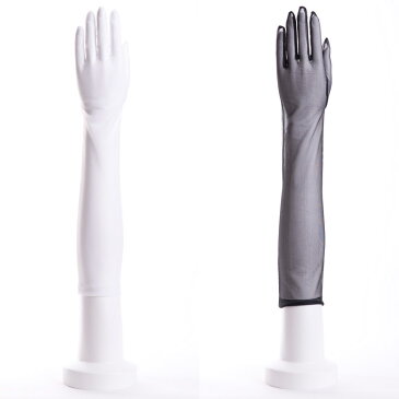 オーガンジーロンググローブ 日本製 約50cm ブライダル ウェディング【メール便送料無料】