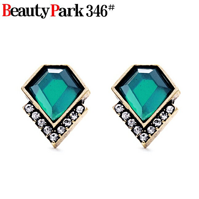 [送料無料][即納]スタッドピアス 一粒ピアス アンティークピアス グリーン 鮮やか ストーン キラキラ 華やか レディース 大人女子 結婚式 ウェディング 二次会 パーティー プチギフト 誕生【RCP】