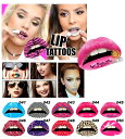 リップタトゥーシール 唇 ワンタッチリップメイクシール リップステッカー リップシール リップタトゥー LIPs Sticker TATOO 衣装 コスチューム 品番：041-050 【楽天BOX受取対象商品（美容 健康）】