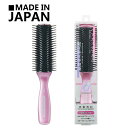 【日本製 ギフト】ベス ミネラルイオン ブローブラシ(大) ピンク ナイロン毛 くし 櫛 クシ 髪 頭皮 マッサージ 美髪 艶髪 ツヤ髪 潤い うるおい サラサ...