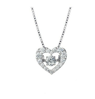 Crossfor New York クロスフォーニューヨーク ペンダント Dancing Tenderness NYP-540 正規品 美しい 可愛い お洒落 輝く ネックレス シルバー ジュエリー アクセサリー レディース 女性 彼女 妻 娘 誕生日 バレンタインデー お祝い 結婚式 ウエディング ギフト プレゼント