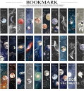 即日出荷 しおり 栞 30枚セット 漫遊太空系列 宇宙 火星 金星 地球 月 星 宇宙飛行 写真 風景 ブックマーク カラフル 紙製 おしゃれ 全てのイラストが...