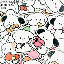 即納 100枚 手描き風 ワンちゃん キャラクター ステッカー 線画 癒し 動物 シール いぬ 犬 イラストステッカー 大容量 コラージュ 素材 スクラップブッ...