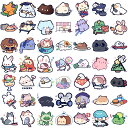 即日出荷 100柄100枚 猫 黒猫 ネコ ねこ アヒル 鴨 あひる 羊 兎 動物 イラストシール キャラクター ステッカー フレークシール コラージュ素材 か...